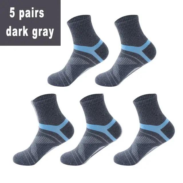 Chaussettes sport homme haute qualité 5 paires respirantes pour chasse et activités outdoor confortables et durables