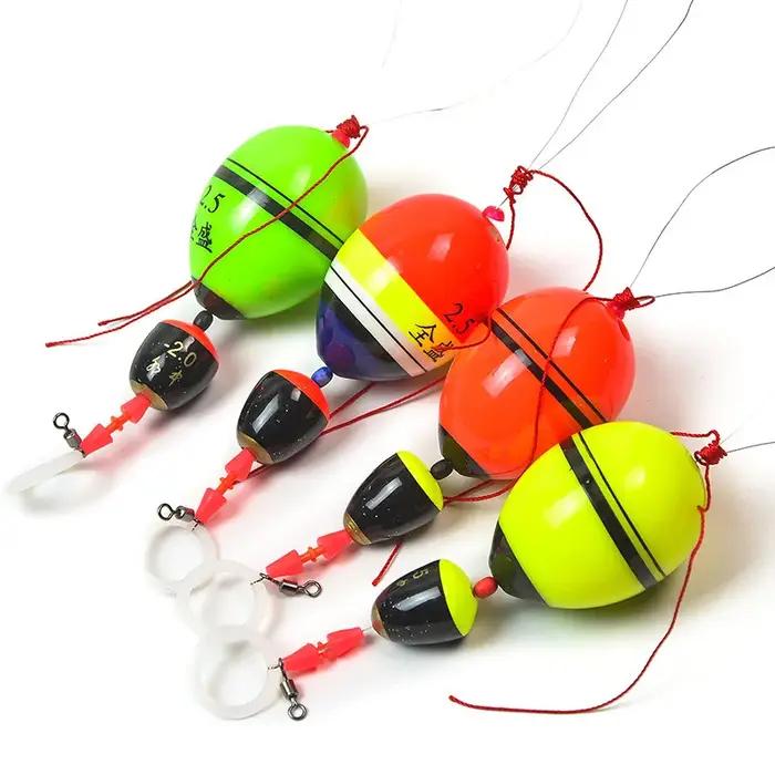 Bouée de pêche Shore Rock Awa plate-forme ABS Swim Bobber Fortune Paulownia bois plombs balle Kit océan pêche flotteur