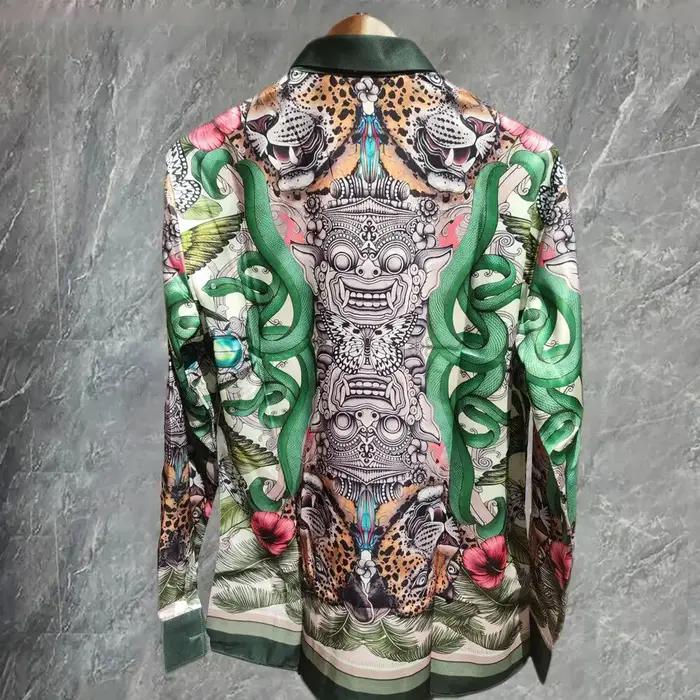 2025 automne chemises hawaïennes Chemise Homme vacances tenue décontractée hommes vêtements ethnique