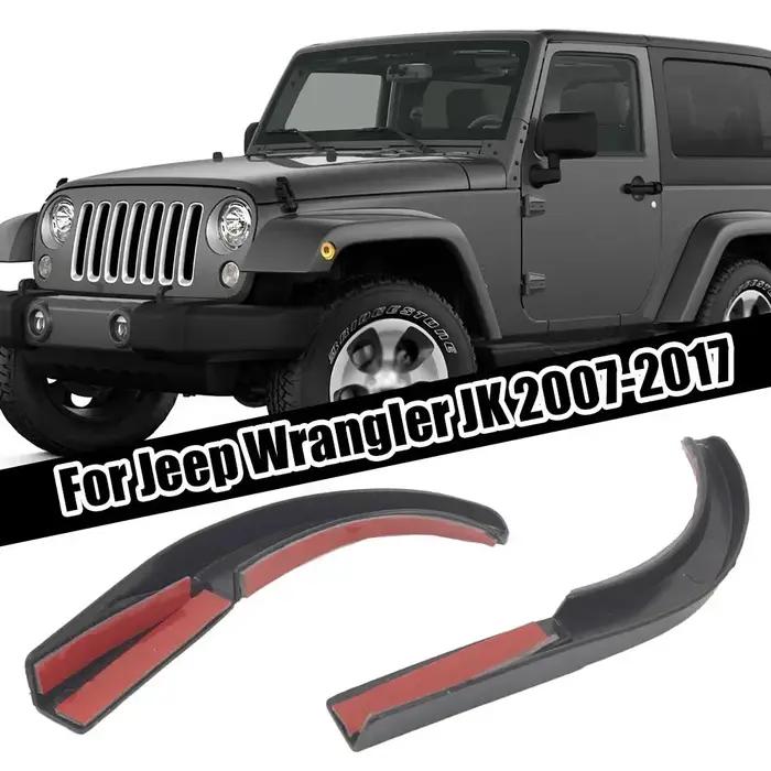 Extension de gouttière de toit de voiture pour Jeep Wrangler JK 2007-17, bouclier de pluie d'eau, ca