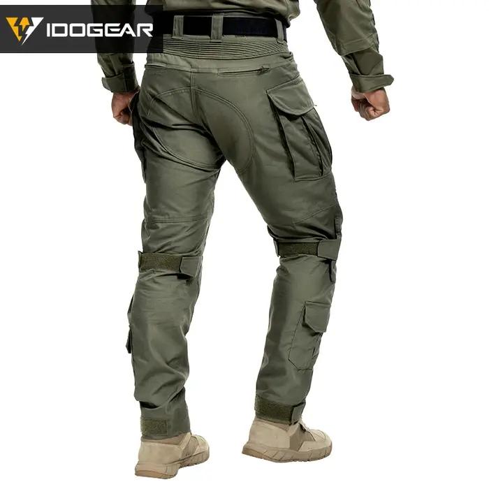 Pantalon combat IDOGEAR G5 résistant déchirure coupe 3D imperméable multi-poches chasse entraînement
