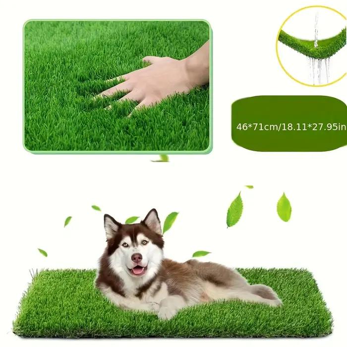 Tapis d'herbe artificielle lavable ultime pour chien - Réutilisable