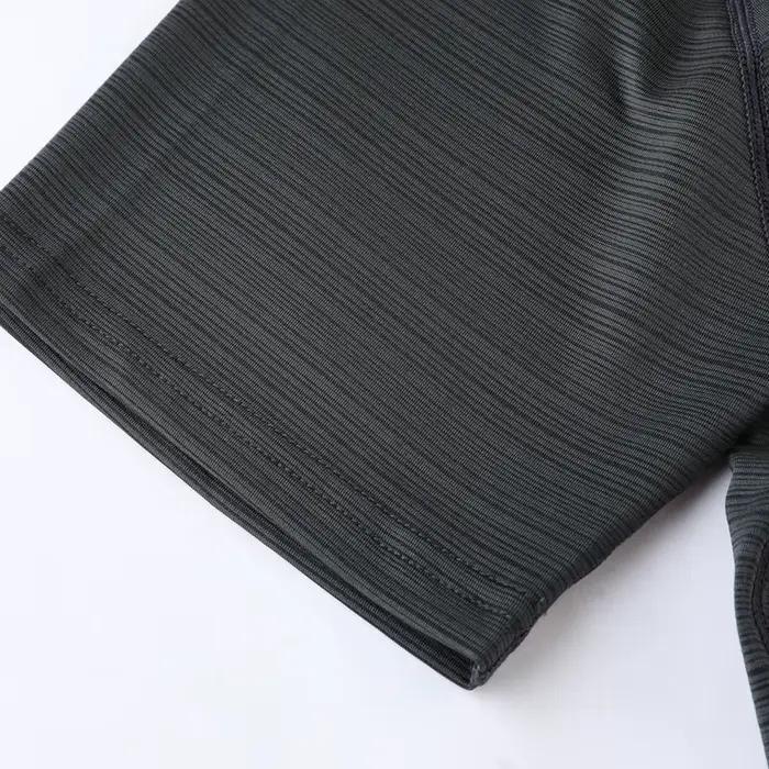 T-shirt de Sport à manches courtes pour homme, séchage rapide, respirant, pour entraînement, course