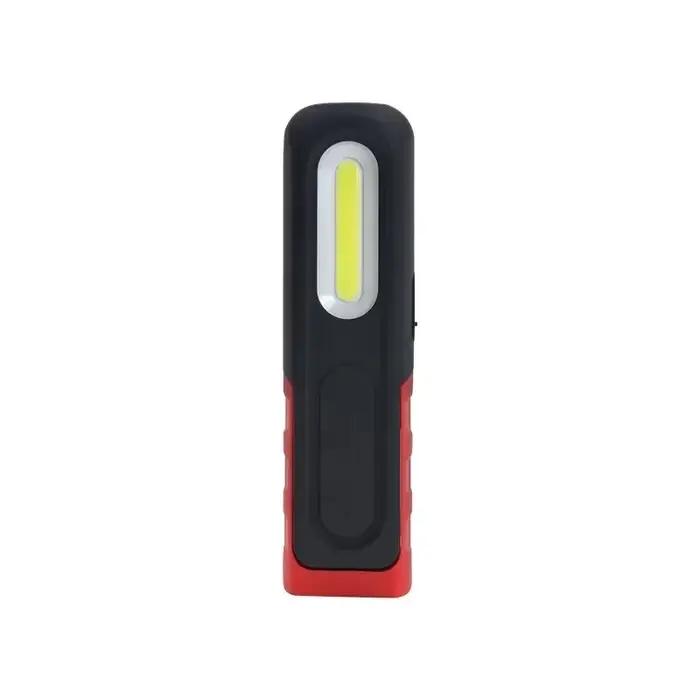Lampe de travail Portable Rechargeable par USB, lampe de poche LED COB magnétique suspendue avec bat