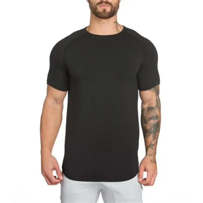 T-Shirt à manches courtes pour homme en coton respirant, design hip-hop, streetwear, slim fit, pour hommes, occasions estivales et urbaines
