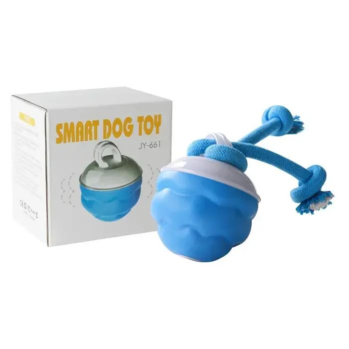 Balle jouet interactive pour animaux de compagnie, soulagement de l'ennui d'auto-assistance, jouet pour chien grinçant, balle à rouler Active, balle d'entraînement quotidienne maléfique