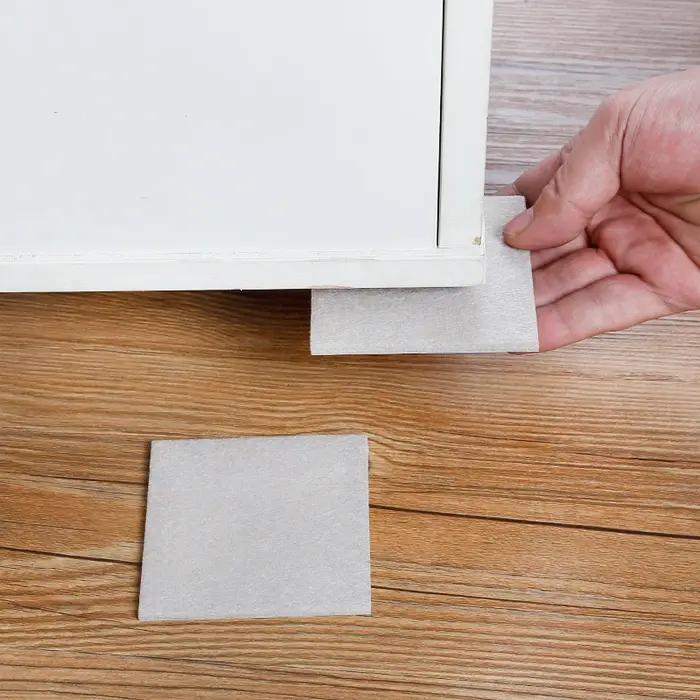 Coussinets de pieds de chaise en feutre, 5mm d'épaisseur, tapis de protection contre les rayures au
