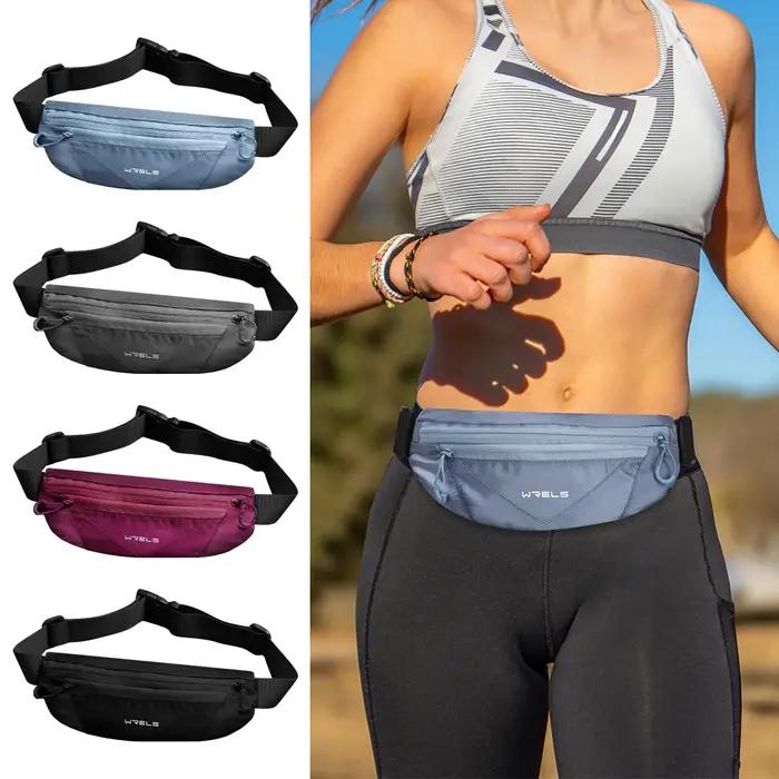 WRELS homme/femme course sport ceinture Wasit Pack poches Marathon Jogging sac Sports de plein air cyclisme téléphone taille sacs étanche