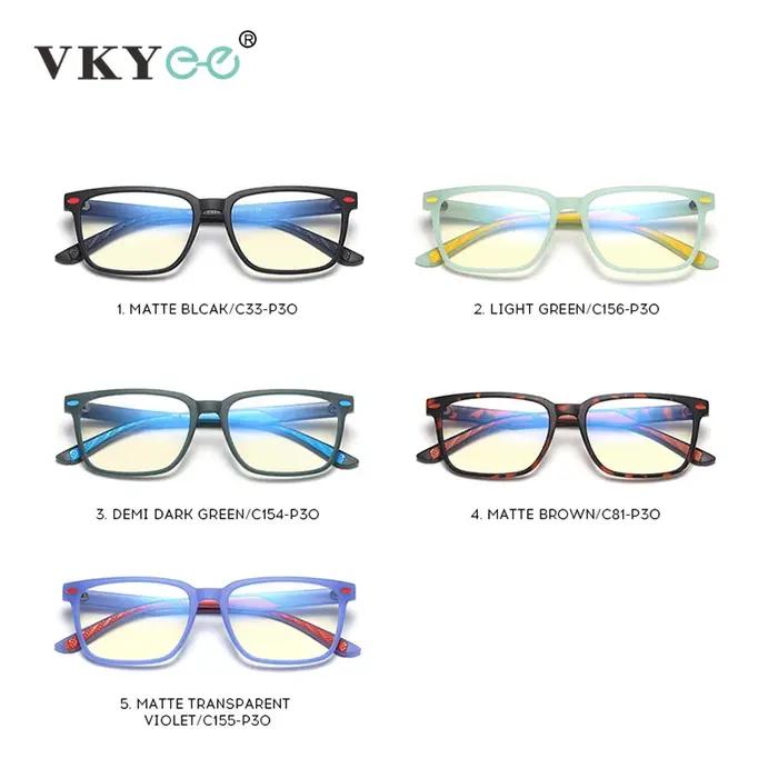 Lunettes carrées classiques KY TR pour enfants, couleur bonbon sucré, anti-lumière bleue, myopie, hy