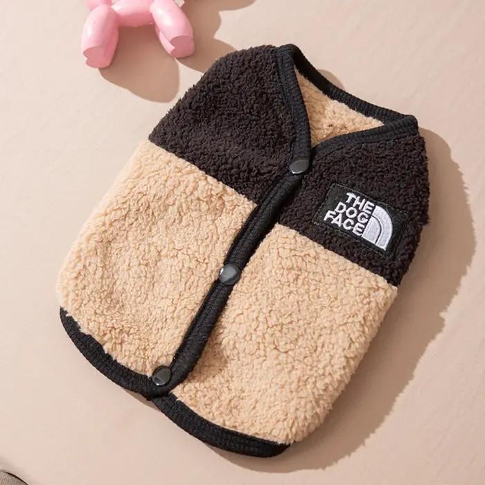 FATHIN – vêtements d'hiver pour chien et chat, manteau doublé en polaire d'agneau à quatre pattes, t