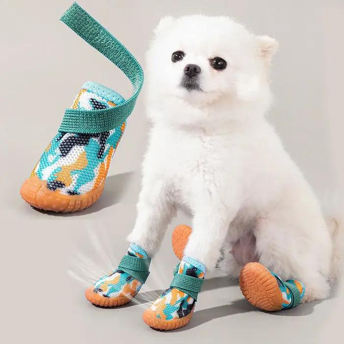 Chaussures en maille respirante pour chiots