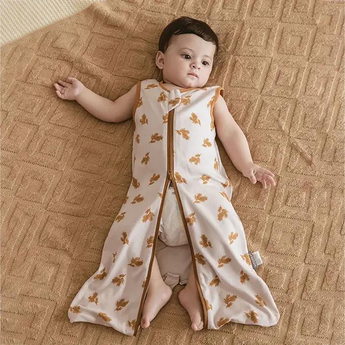 Sac de couchage pour bébés de 0 à 6 mois, emmaillotage pour nouveau-né, sac de couchage mince amovib