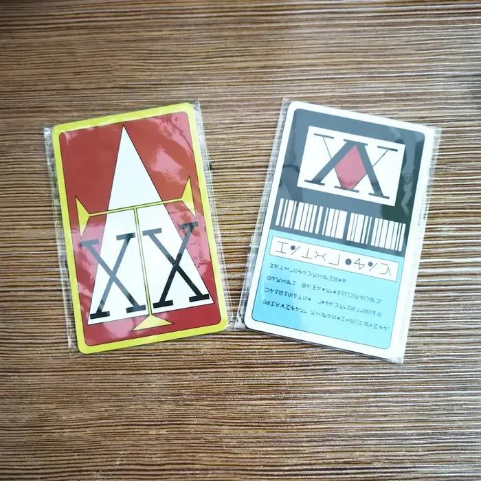 Carte de licence Anime Hunter x Hunter pour Cosplay Hisoka Kurapika Killua Zoldyck en PVC Accessoire de Collection Occasion Halloween
