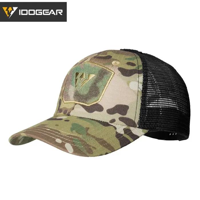 IDOGEAR Tactical Baseball Cap Breathable Mesh Summer Hat - Sun Protection & Ligh