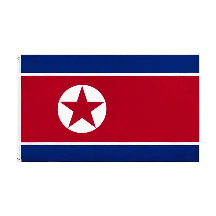 90x150 CM PRK KP NK drapeau de la corée du nord pour la décoration