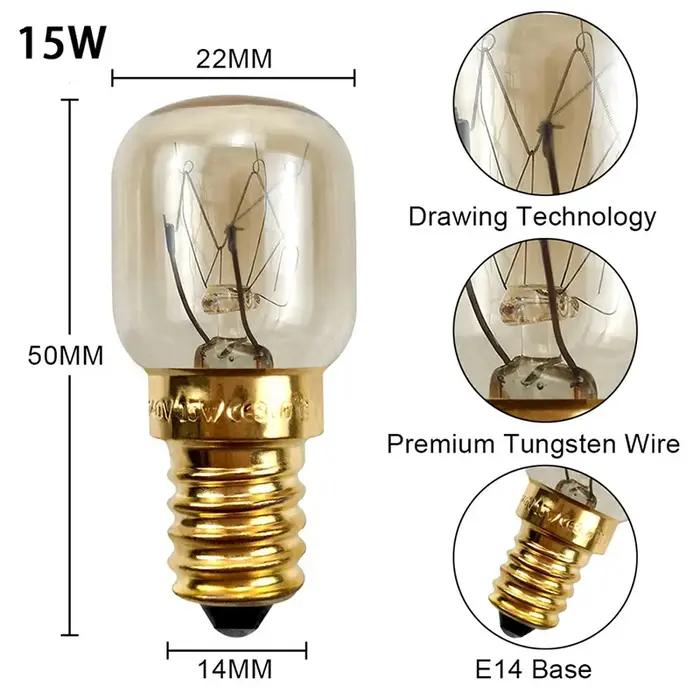 Ampoules de four à micro-ondes résistantes à 300
