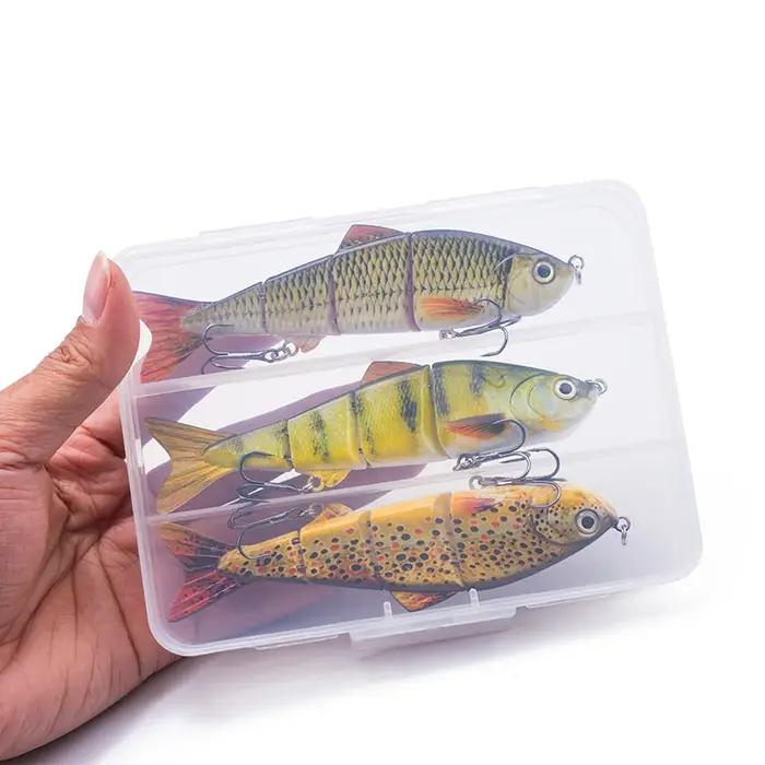 Ensemble de leurres de pêche articulés multi-segments 125mm/17g