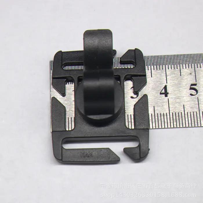 Clip de Tube à boire rotatif Molle, 2 pièces, vessie d'hydratation, piège à Tube de paille, Clip de