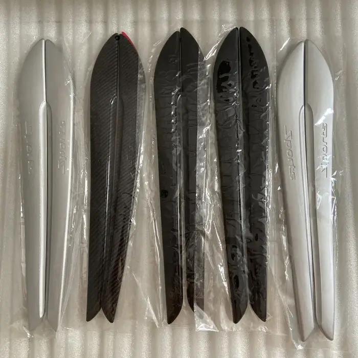 Protecteur de pare-chocs avant et arrière de porte de voiture, 2 pièces, autocollants de protection