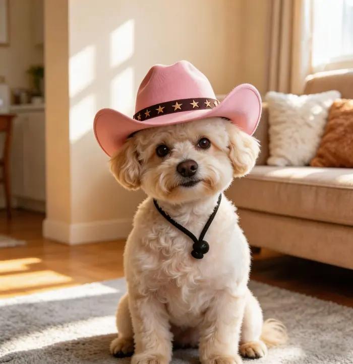 Chapeau de cowboy britannique pour chien