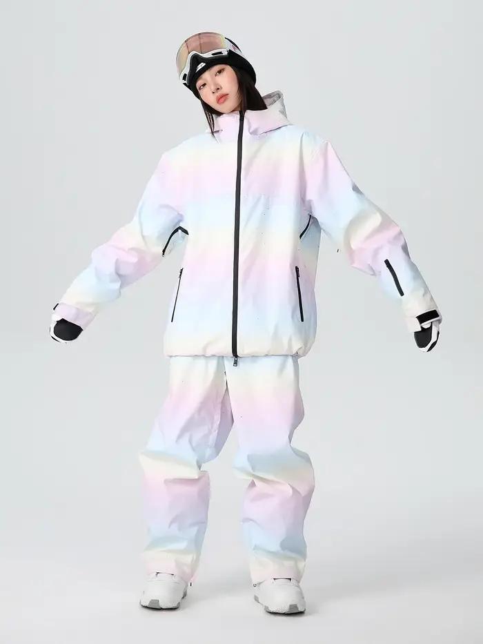 Veste et Pantalon de Ski Imperméables et Respirants pour Femme