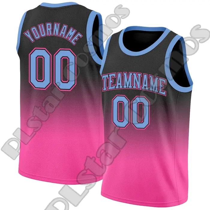 Maillot de basket-ball à motif de logo d'équipe de nom personnalisé, chemises respirantes, Sportedly