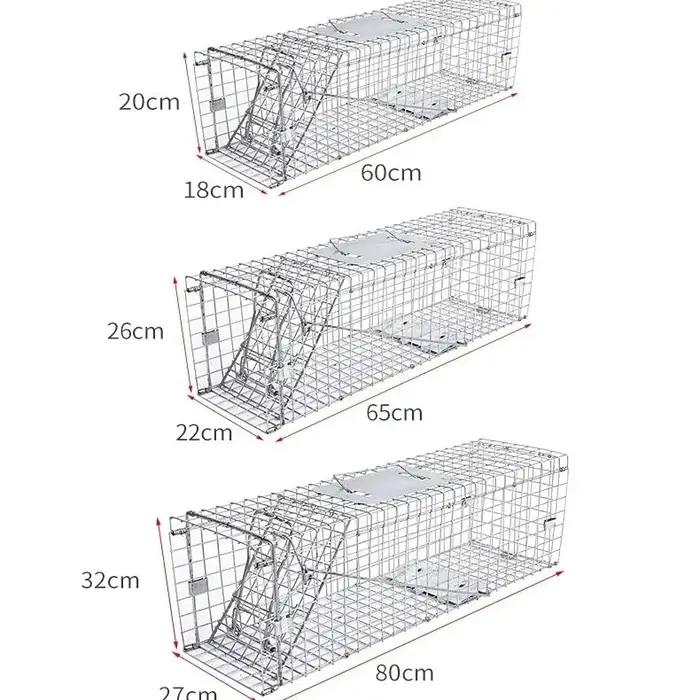 Grand piège à souris pliable à 1 porte pour chat