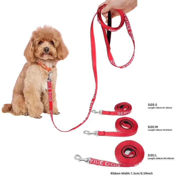 Laisse pour chien rouge