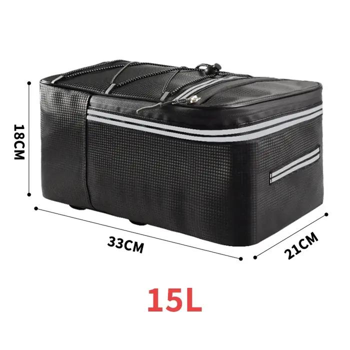 Sac de siège arrière de vélo d'équitation