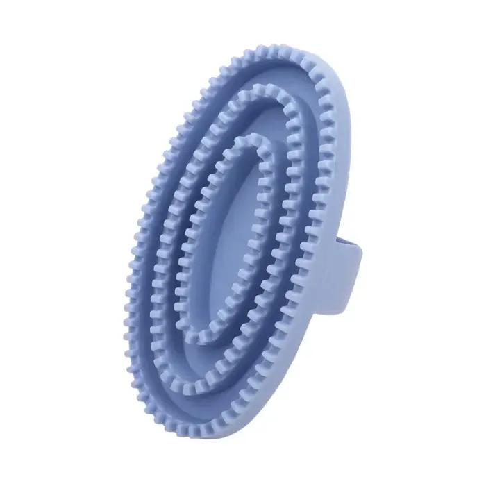 Brosse de massage pour animaux de compagnie à poils en caoutchouc souples