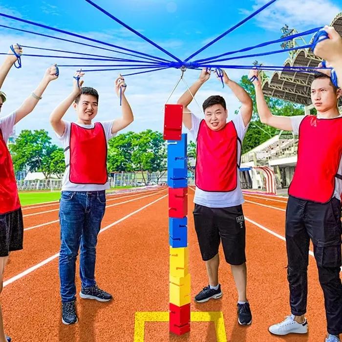 Jeu de construction de tours pour développement de l'équipe et relations interpersonnelles jeu d'équipe construction de tours pour adultes et enfants activités de groupe occasions sociales