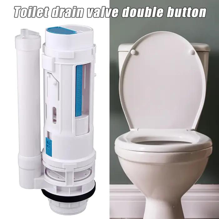 Vente de vanne à flotteur à double chasse d'eau pour toilettes en plastique ABS économique et facile à installer pour économiser de l'eau et réduire les coûts