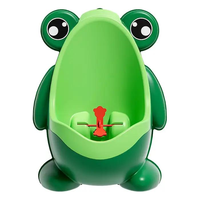 Urinoir d'entraînement de pot de grenouille mignon pour garçon avec cible de visée amusante