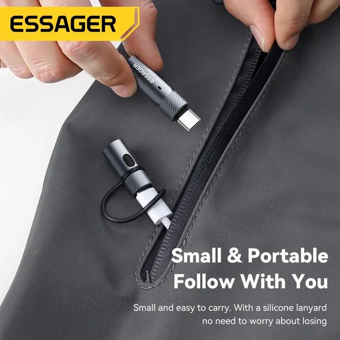 Essager TypeC Mini allume-cigare fil de tungstène soufflant sécurité et économie d'énergie sans charge peut être porté sur l'avion