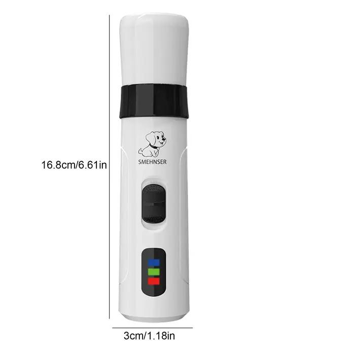 Lime à ongles pour chien rechargeable par USB
