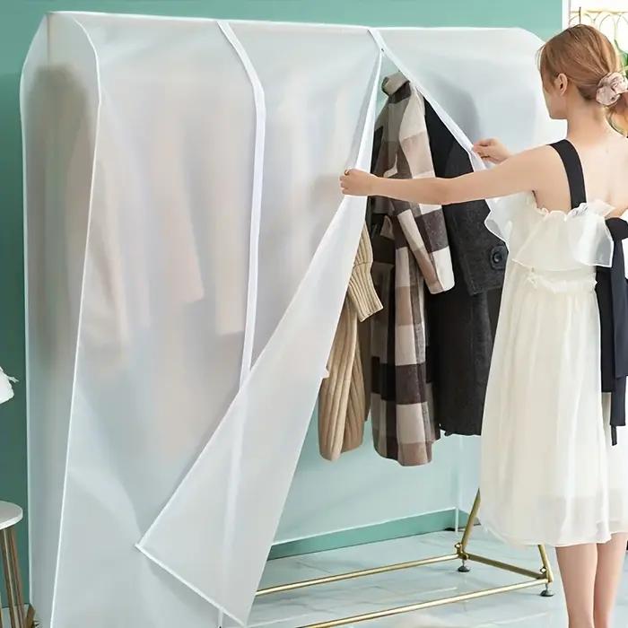 Housse anti-poussière transparente pour garde-robe élégante et protectrice pour vêtements et costumes occasions spéciales