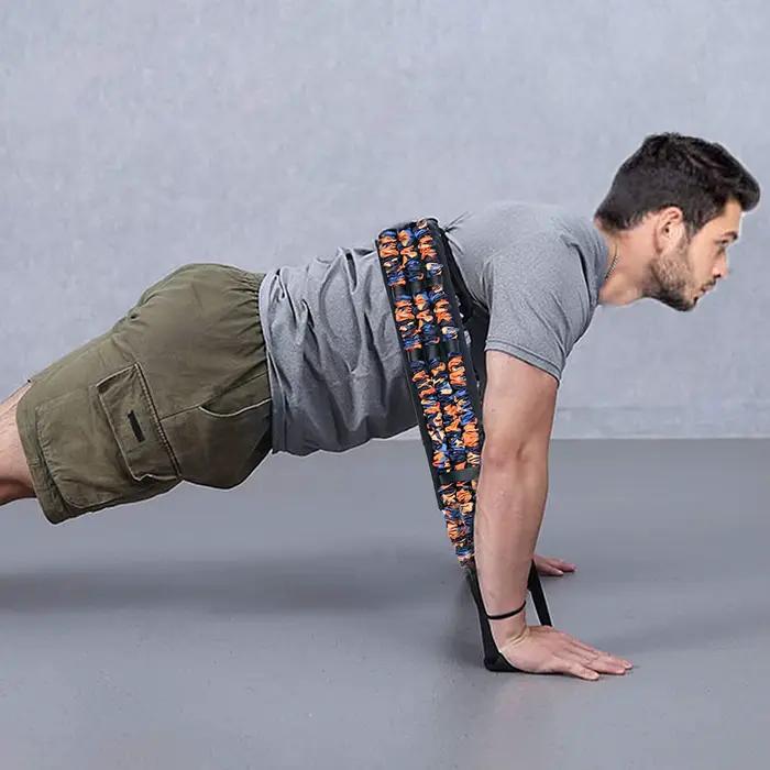 Bande de presse de banc réglable avec équipement d'entraînement de constructeur de poitrine de barre bandes de résistance Push Up améliorées entraînement de voyage de gymnastique à domicile