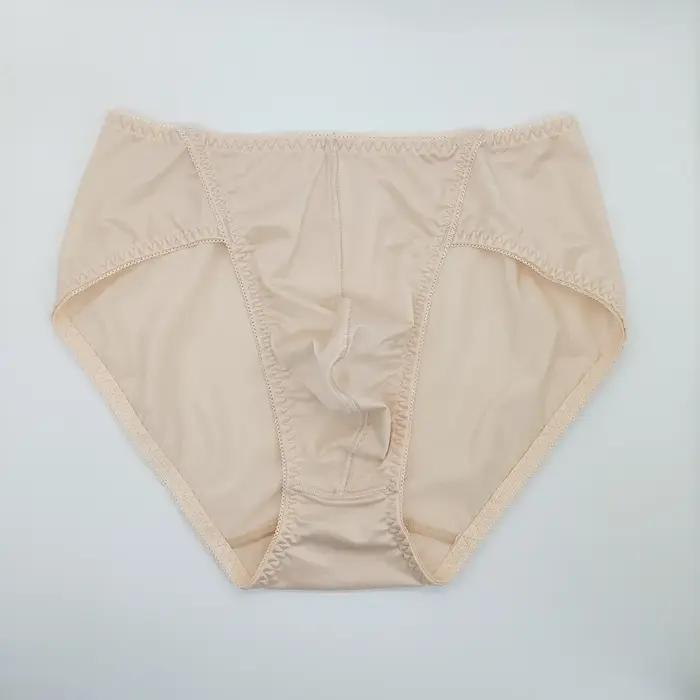 Sous-vetements erotiques sissy culotte fine soie glace coton pvc laine pour hommes occassions speciales confortable ajustement personnalisé