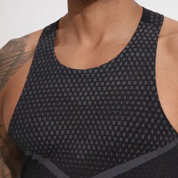 Gilet de course pour hommes, vêtements d'entraînement en plein air, T-shirt sans manches, débardeur