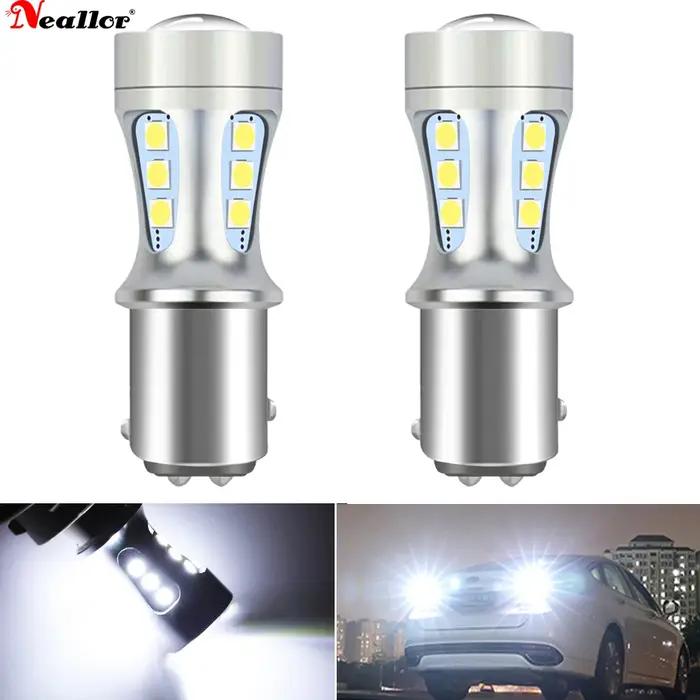 2x P21W BA15S LED Canbus 1156 BAY15D 1157 P21/5W ampoule LED T15 R5W feux de voiture 6500K feux de f