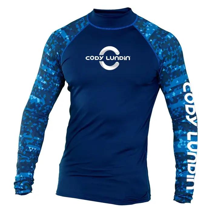 Surf natation plongée T-Shirts serré à manches longues éruption garde maillots de bain hommes Protec