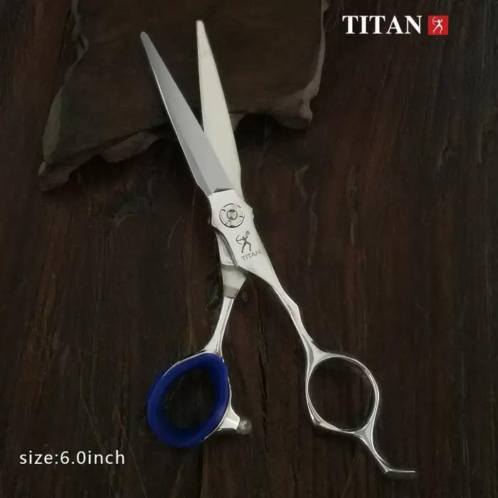 Ciseaux de coiffure professionnels Titan, ciseaux de coiffeur, outil de barbier amincissant de 6.0 p