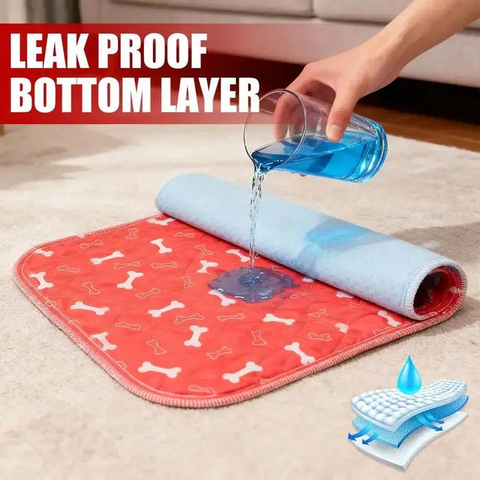 Tapis de lit réutilisable pour animaux de compagnie absorption rapide antibactérien antidérapant design élégant pour chiots chiens grandes tailles usage quotidien entraînement voyage cadeau spécial