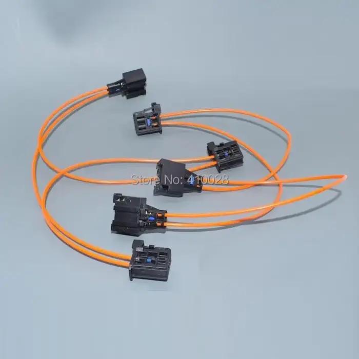 Worldgolden – connecteurs multimédia de câble de raccordement de Fiber optique, pour Audi BMW Benz P