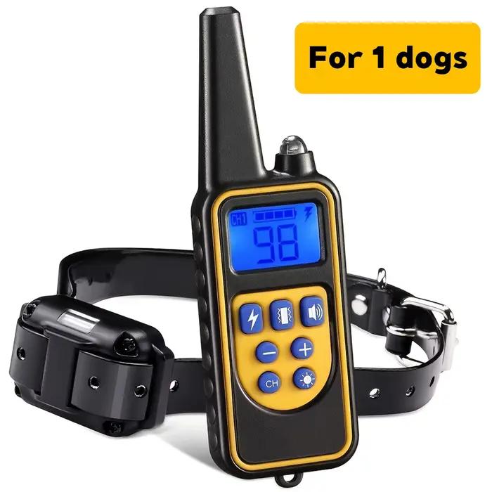 Collier de dressage électrique pour chien, étanche, pour animaux de compagnie, avec télécommande, di