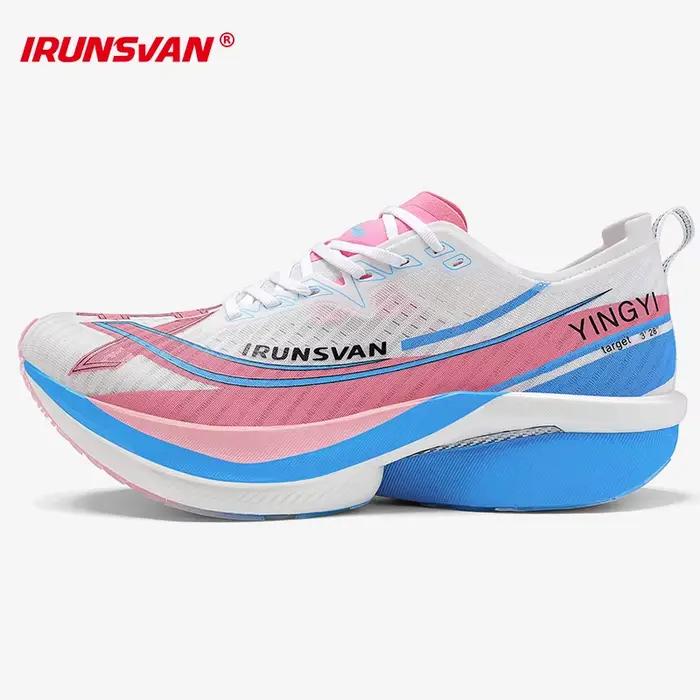 IRUNSVAN-Chaussures de Course à Rebond Rapide pour Homme, Chaussures de Course sur Route Marathon, B
