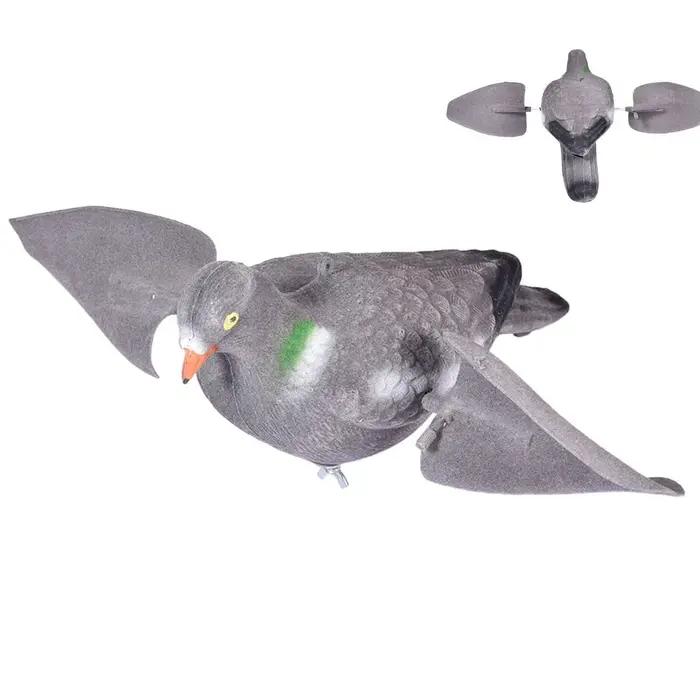 Leurre colombe volant éolien - Appât peint réaliste pour chasse et épouvantail jardin