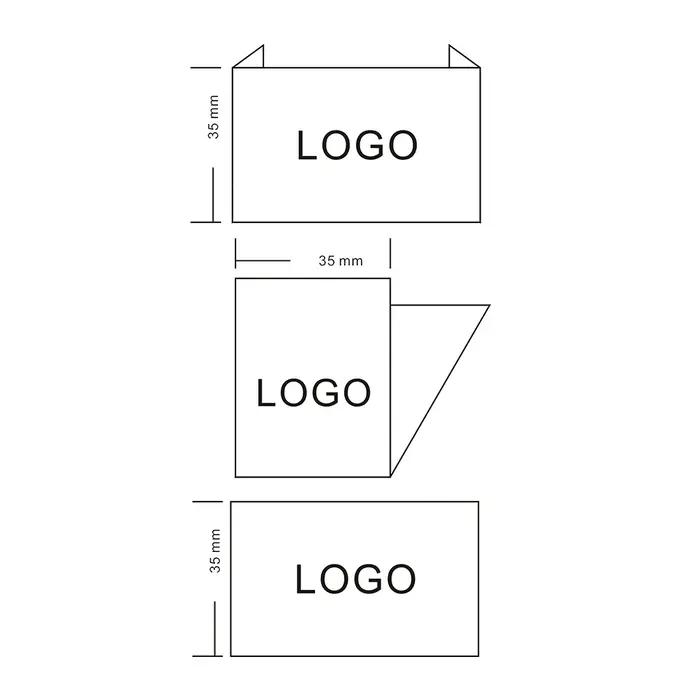 Étiquettes de vêtements de marque personnalisée brodées en coton polyester pour chaussures vêtements sacs avec logo privé lavable écologique pour occasions spéciales