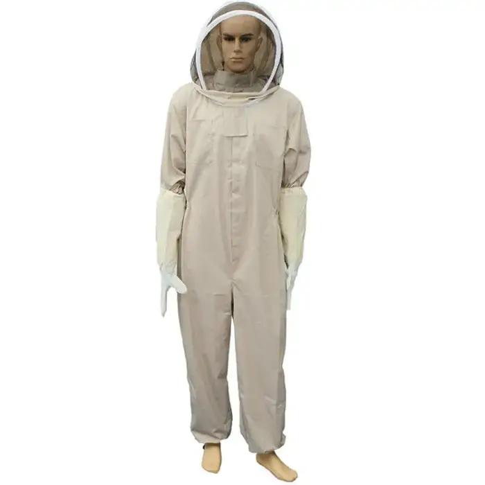 1 ensemble professionnel ventilé pour apiculture, combinaison de maintien des abeilles avec gants
