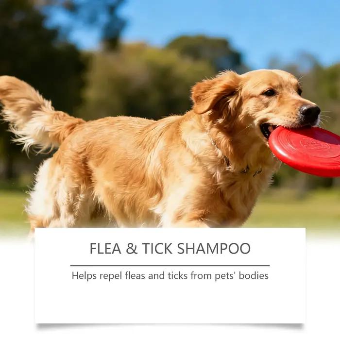 Shampoo anti-puces et anti-tiques pour animaux de compagnie